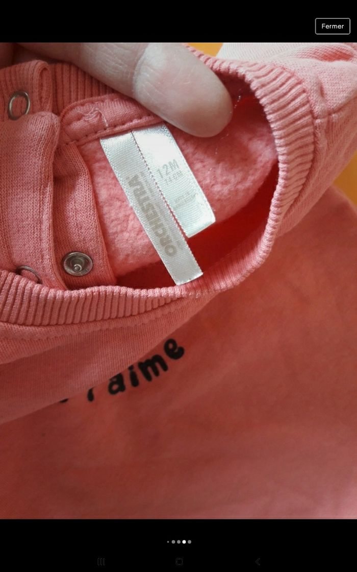 Ensemble fille douillet 12mois - photo numéro 5