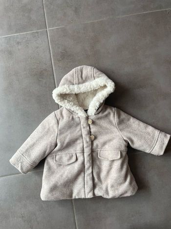 Manteau chaud beige