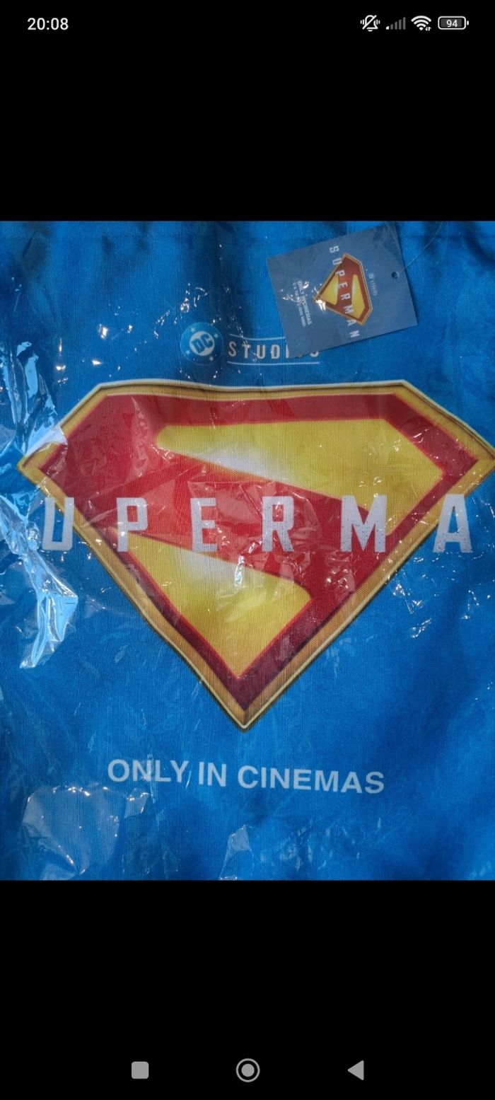 Tote bag Superman neuf - photo numéro 2