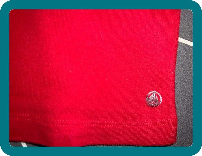 T-shirt manches longues col Claudine brodé 10 ans - Petit Bateau - photo numéro 4