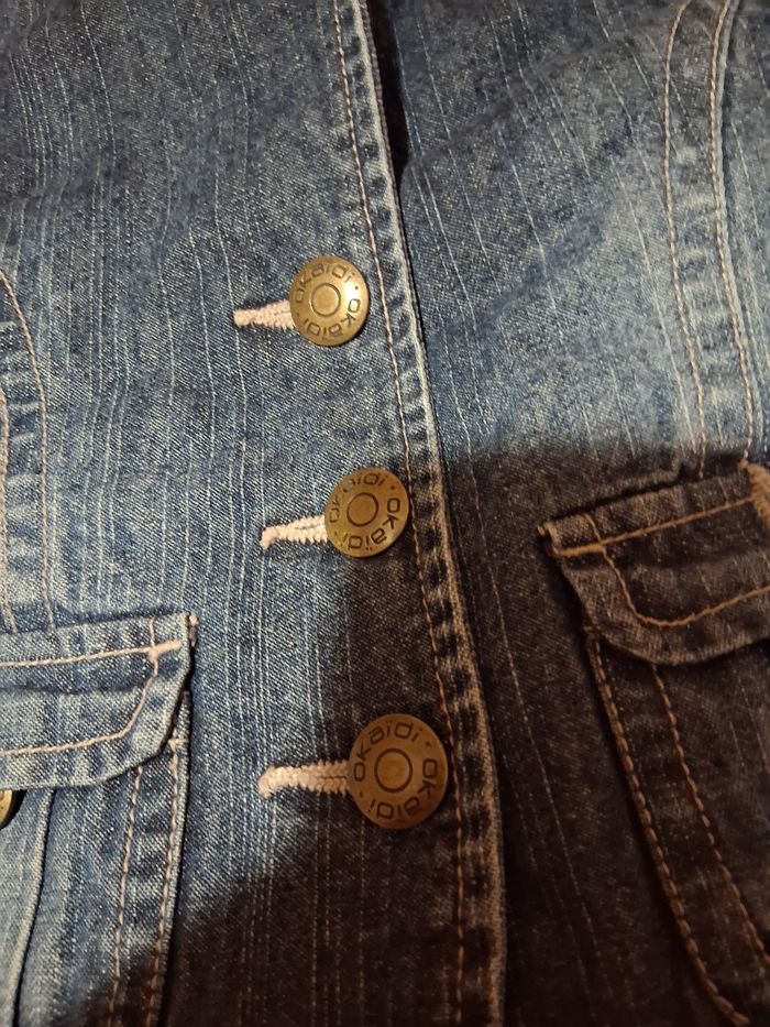 Veste jean fille  3 ans - photo numéro 3