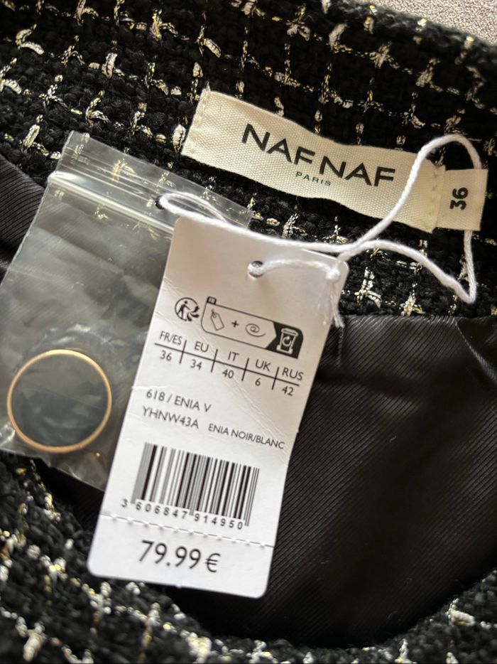 Blazer habillé et originale Naf Naf taille 36 Neuf - photo numéro 5