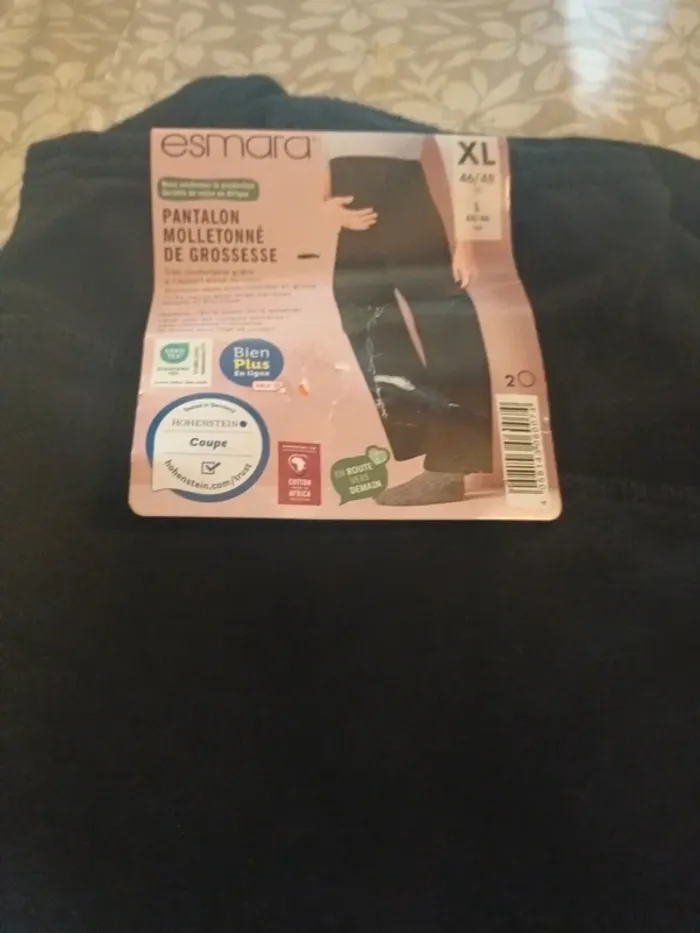 Pantalon molletonné de grossesse taille 46 48