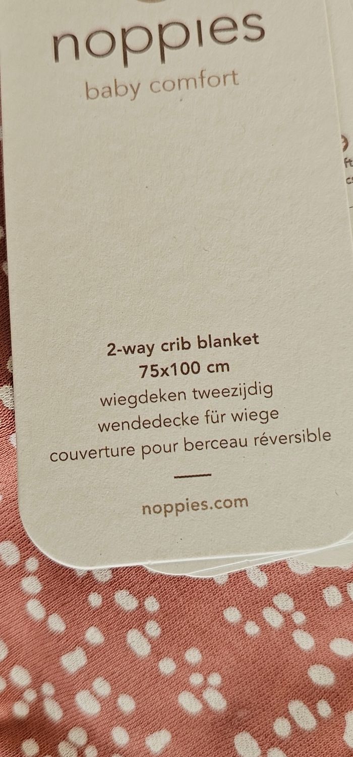 Magnifique couverture Bébé Noppies 75×100cm Neuve - photo numéro 6