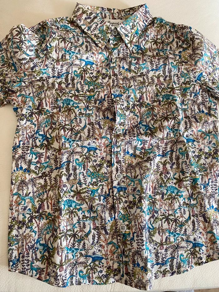 Chemise liberty dinosaure Bonpoint 4 ans - photo numéro 8