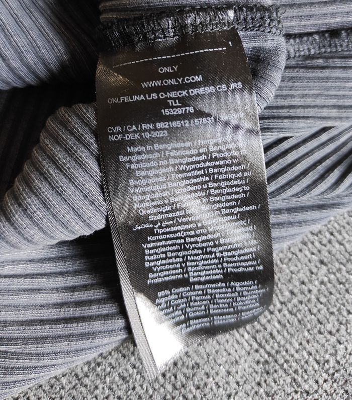 Robe fourreau OnlyTall grise - photo numéro 3