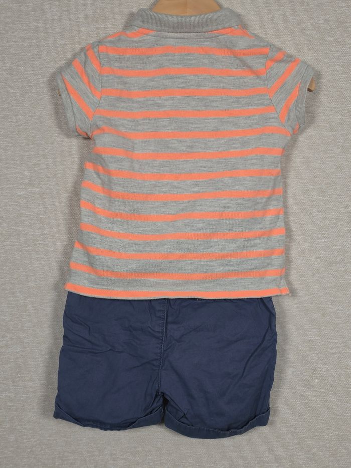 Ensemble 2 pièce polo + bermuda kiabi 18 mois 77-82 cm - photo numéro 6