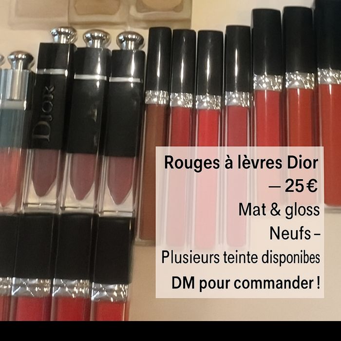 Rouge à lèvres Dior mat ou gloss
