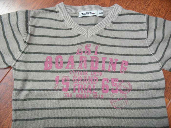 pull col v garçon, Tape à l'oeil, 2 ans - photo numéro 2