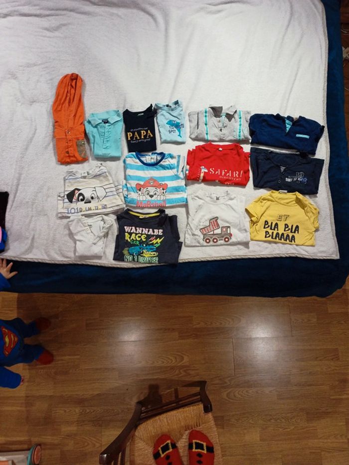 Lot t-shirt 18 mois