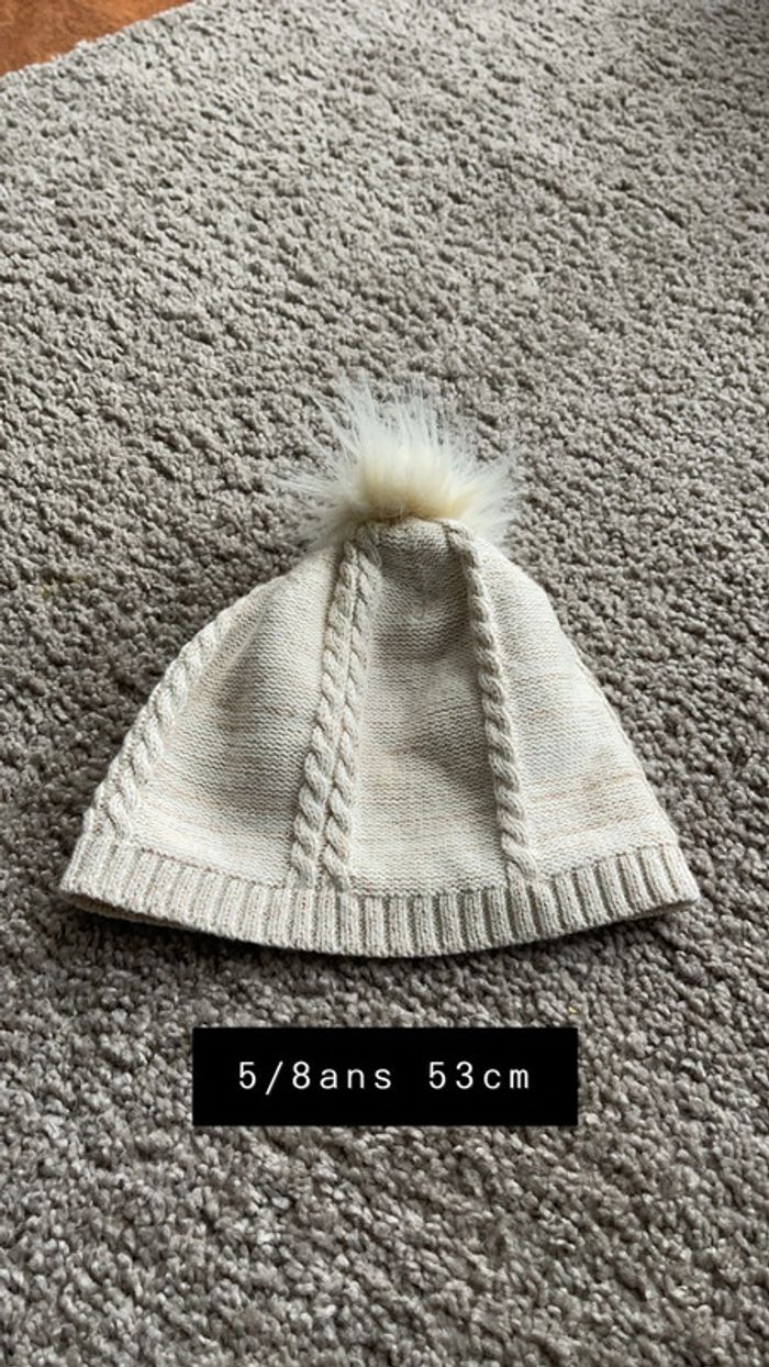 Bonnet hiver fille 5/8ans
