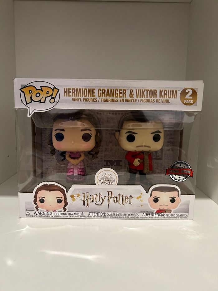 Funko Pop Harry Potter – Hermione et Viktor (Pack 2)