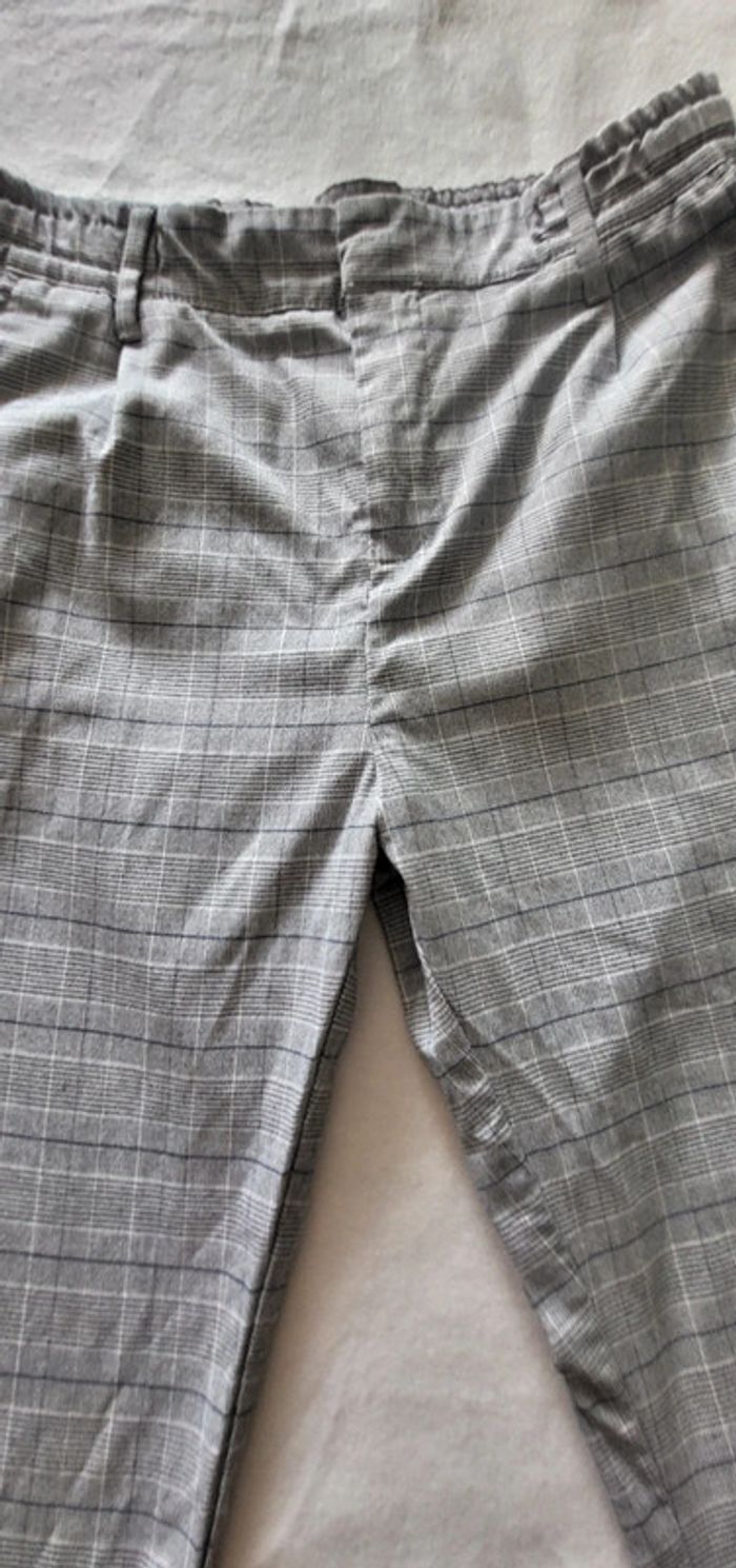 Pantalon gris à carreaux - photo numéro 3