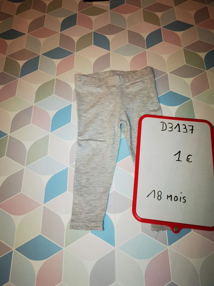 D3137 - legging fille 18 mois - photo numéro 3