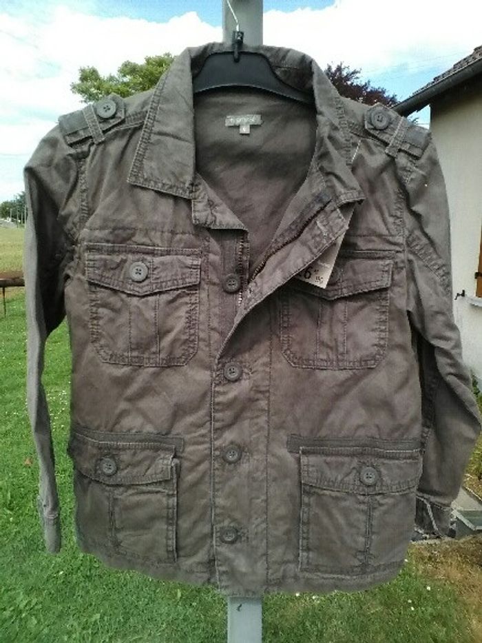 Veste kaki neuve garcon 8ans - photo numéro 3