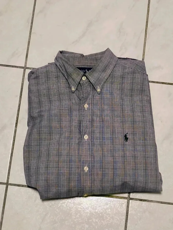 🌿 Chemise Ralph Lauren Classic Fit Vintage Carreaux (Taille XL / 17) - photo numéro 11