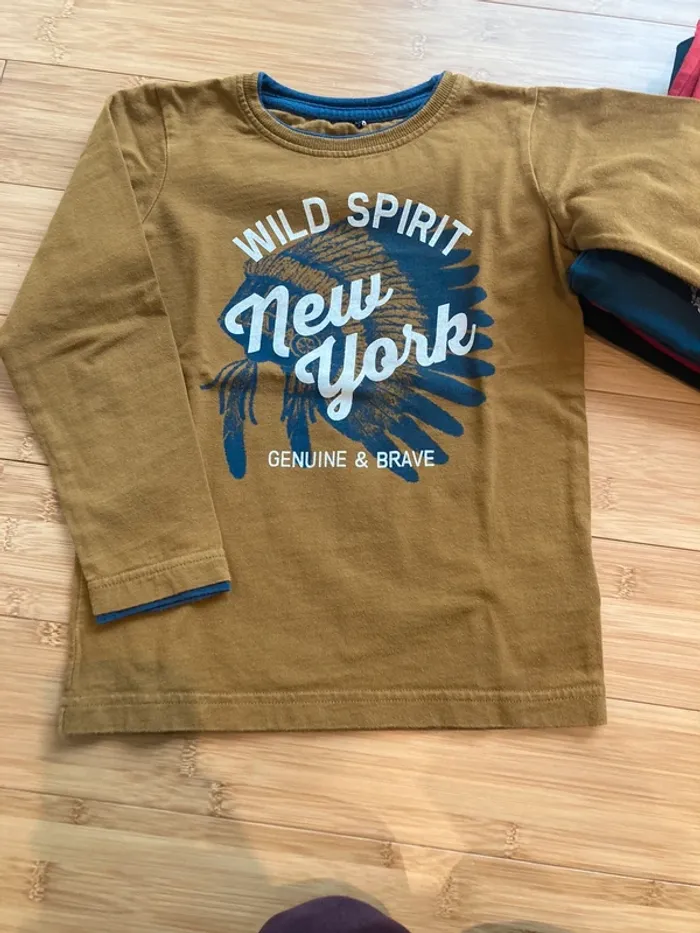 6 ans - Set 6 pièces - 3 sous pull et 3 t-shirt manches longues - photo numéro 7