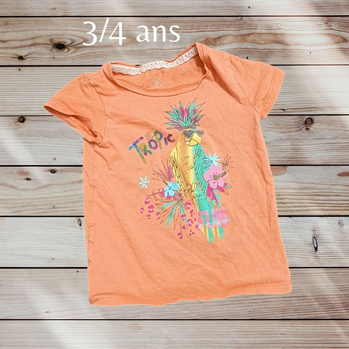 T-shirt perroquet