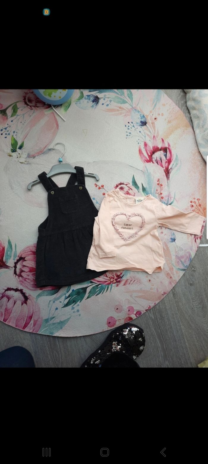 Ensemble robe fille 6 mois - photo numéro 2