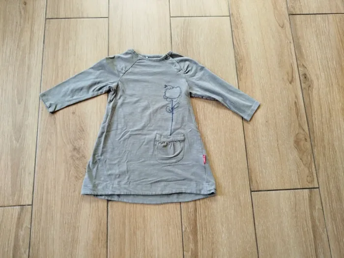 Robe bébé fille longues manches 24 mois