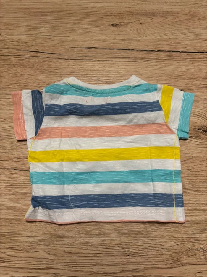 Lot 4 T-shirts et 2 polos manches courtes 3 mois - photo numéro 3