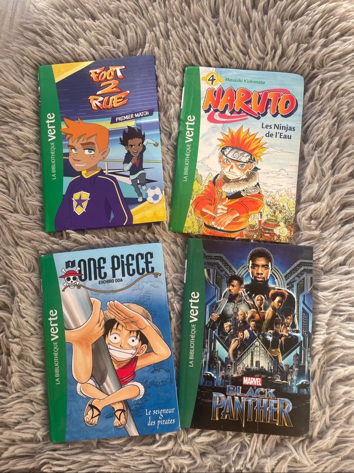 Lot de 4 livres La bibliothèque verte - hachette