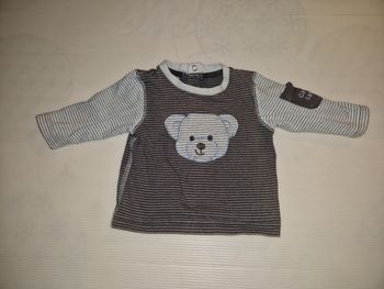 Tee shirt manches longues bébé garçon 3 mois (60 cm)