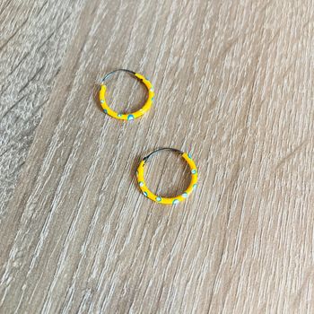 Boucles d’oreilles | jaune 🌸