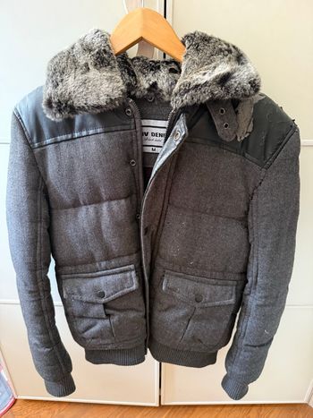 Veste avec col fourrure