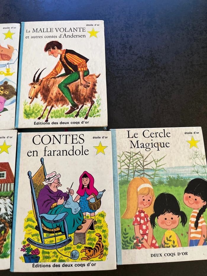 Édition des deux coqs d’or Contes livres anciens 1965 - photo numéro 3