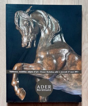 tableaux, mobiliers, objets d'art Drouot richelieu 27 mars 2013 catalogue vente aux enchères