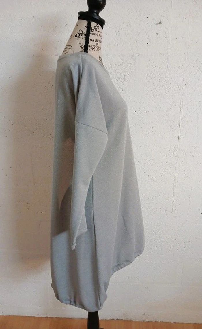 🖤 Robe sweat gris pailleté Urban by Venca – Taille M – Très bon état - photo numéro 5