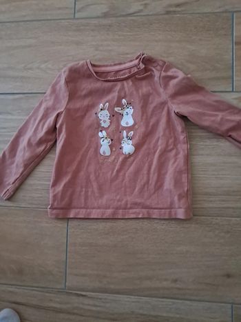 Haut manches longues in extenso 12 mois