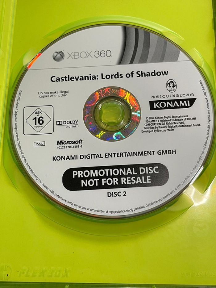 Castlevania: Lotds Of Shadow - Xbox 360 Promotional Copy UK Microsoft - photo numéro 3