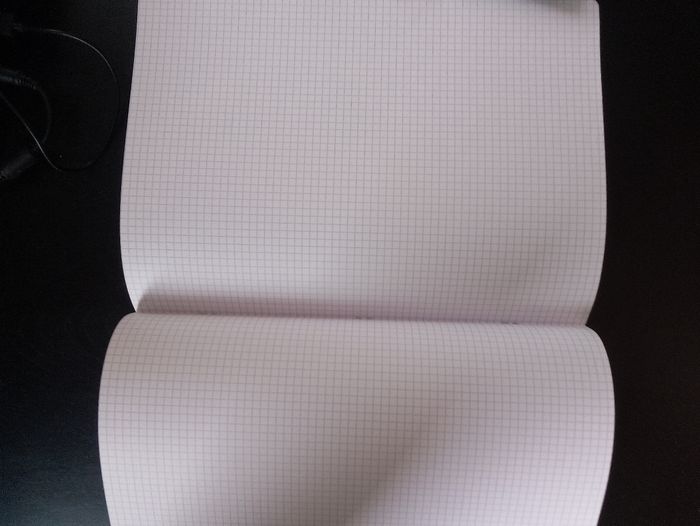 Cahier 24x32 - 96 pages - Rouge - petits carreaux - photo numéro 3