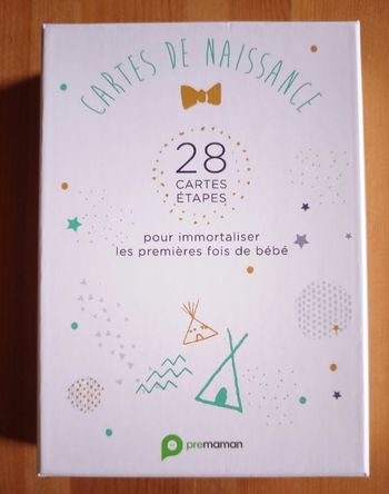 28 Cartes étapes de naissance