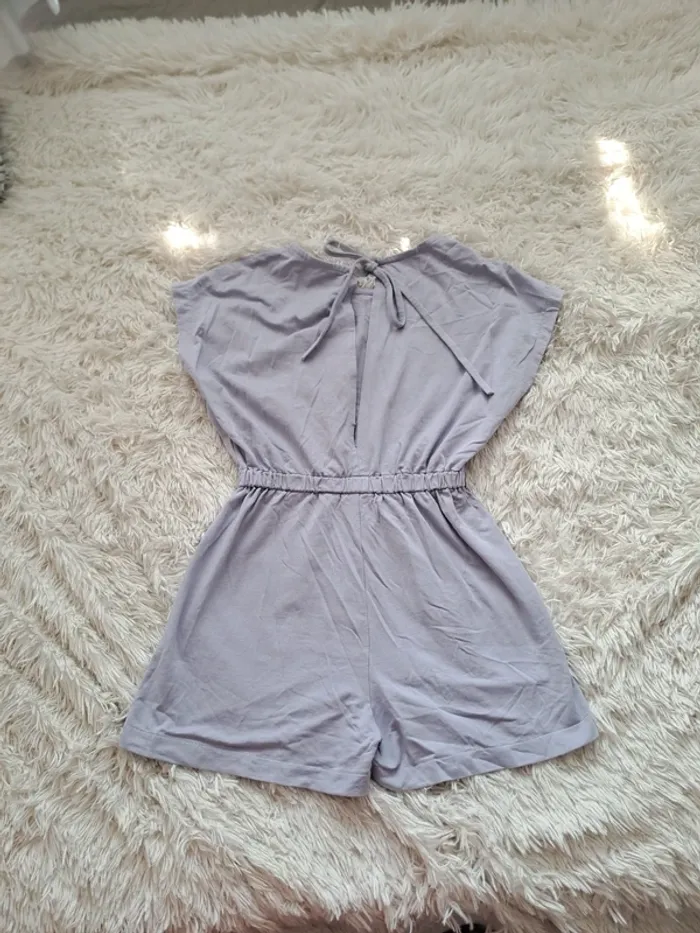 Combishort lilas dos ouvert - Taille S - Clothes - photo numéro 4
