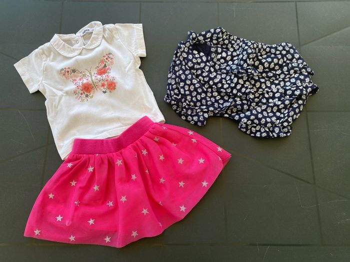 Lot de vêtements fille 6 mois - photo numéro 2