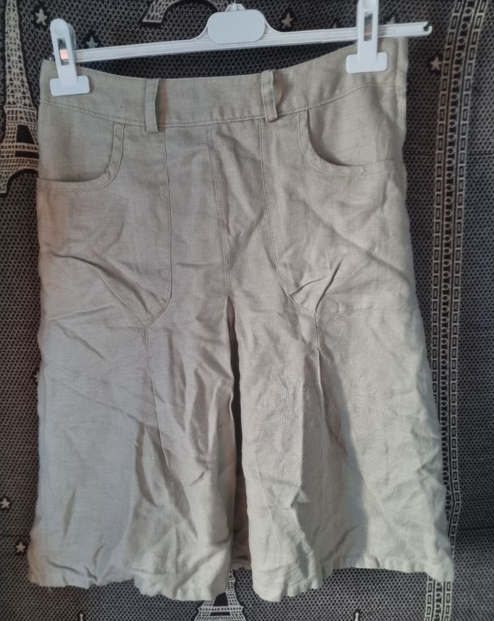 Jupe mi-longue beige 36 H&M - photo numéro 1
