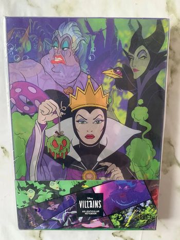 Notebook lenticulaire Disney Villains