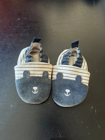 Chausson cuir obaibi 6-12 mois