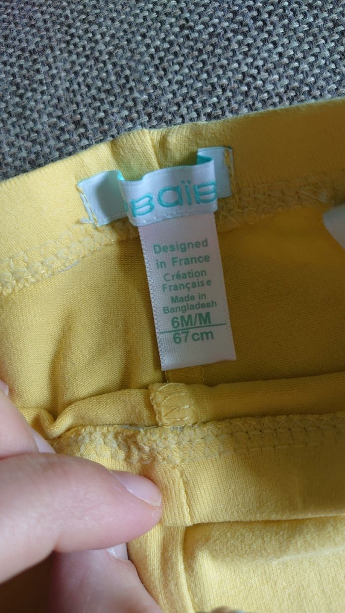 Legging jaune Obaibi - photo numéro 2