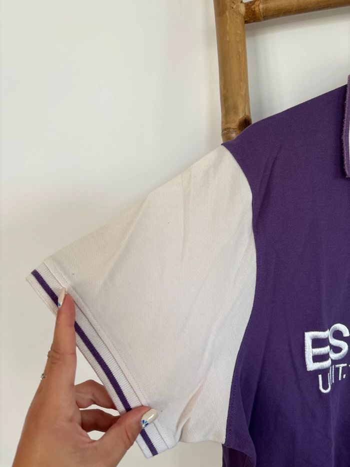 Polo Violet vintage Celio taille XL - photo numéro 4