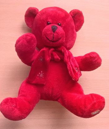 Ours rouge 28H neuf