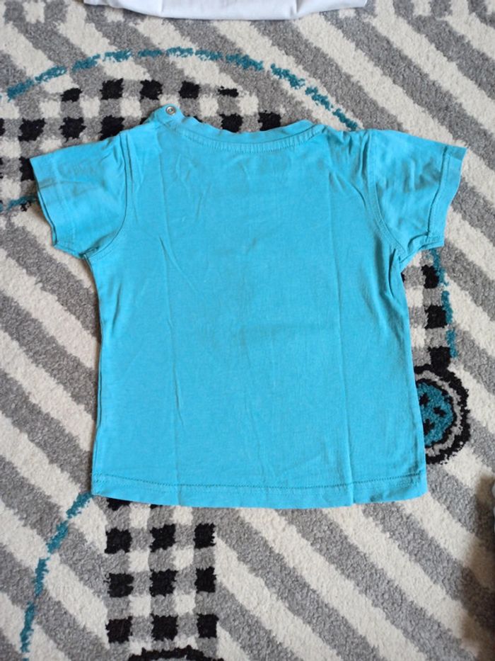 Lot de 2 t-shirts MC - Taille 18 mois - photo numéro 3