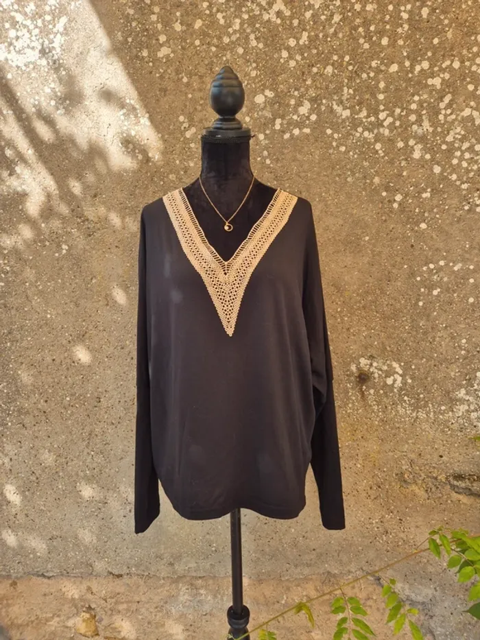 Top noir Shein T.40/42