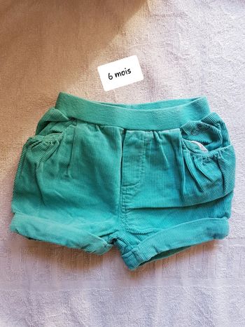 Short velour Obaïbi 6 mois