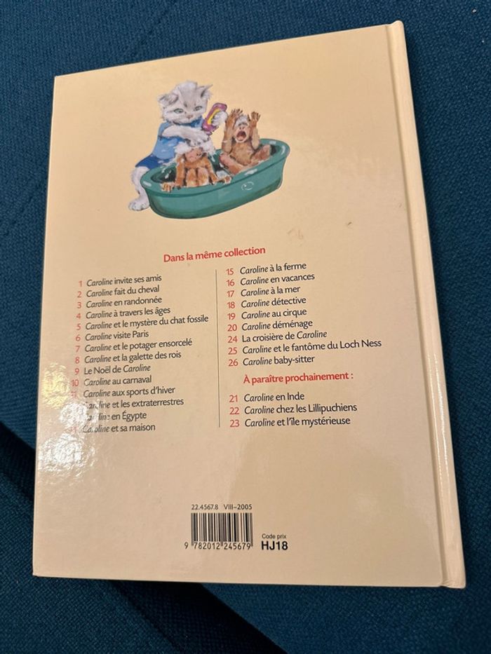 Livre vintage bd album Probst Hachette Jeunesse Caroline babysitter baby-sitting rare - photo numéro 2