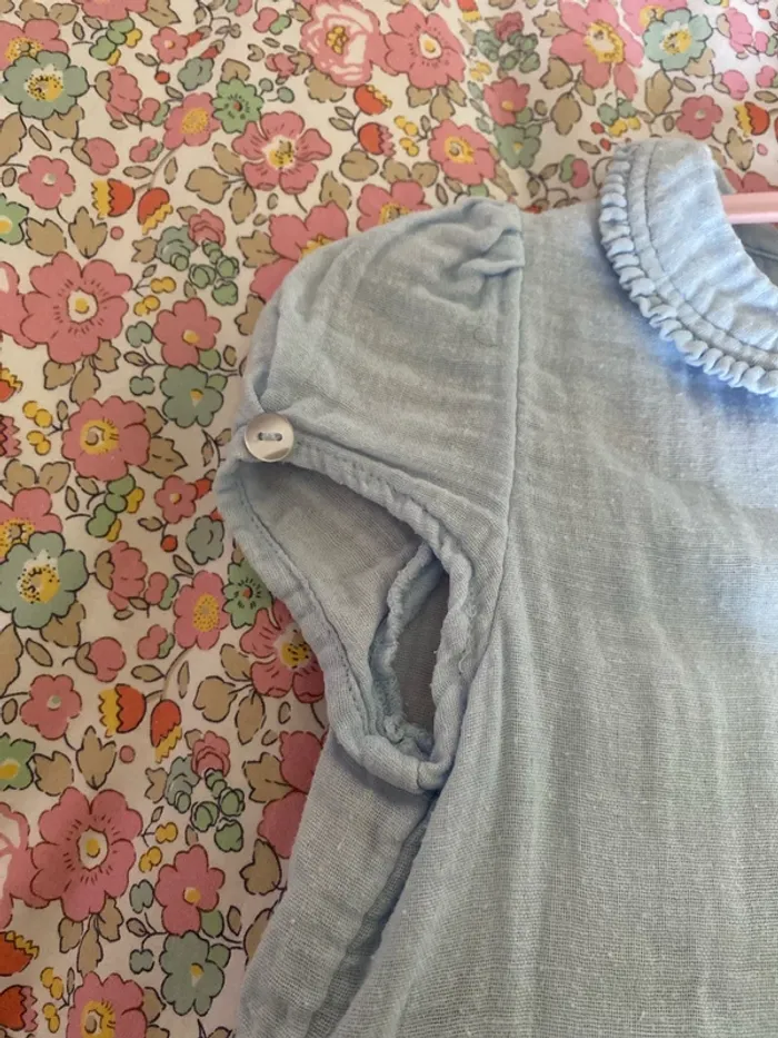 Magnifique blouse gaze de coton Cyrillus 4 ans - photo numéro 2