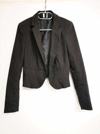 Blazer court noir 40